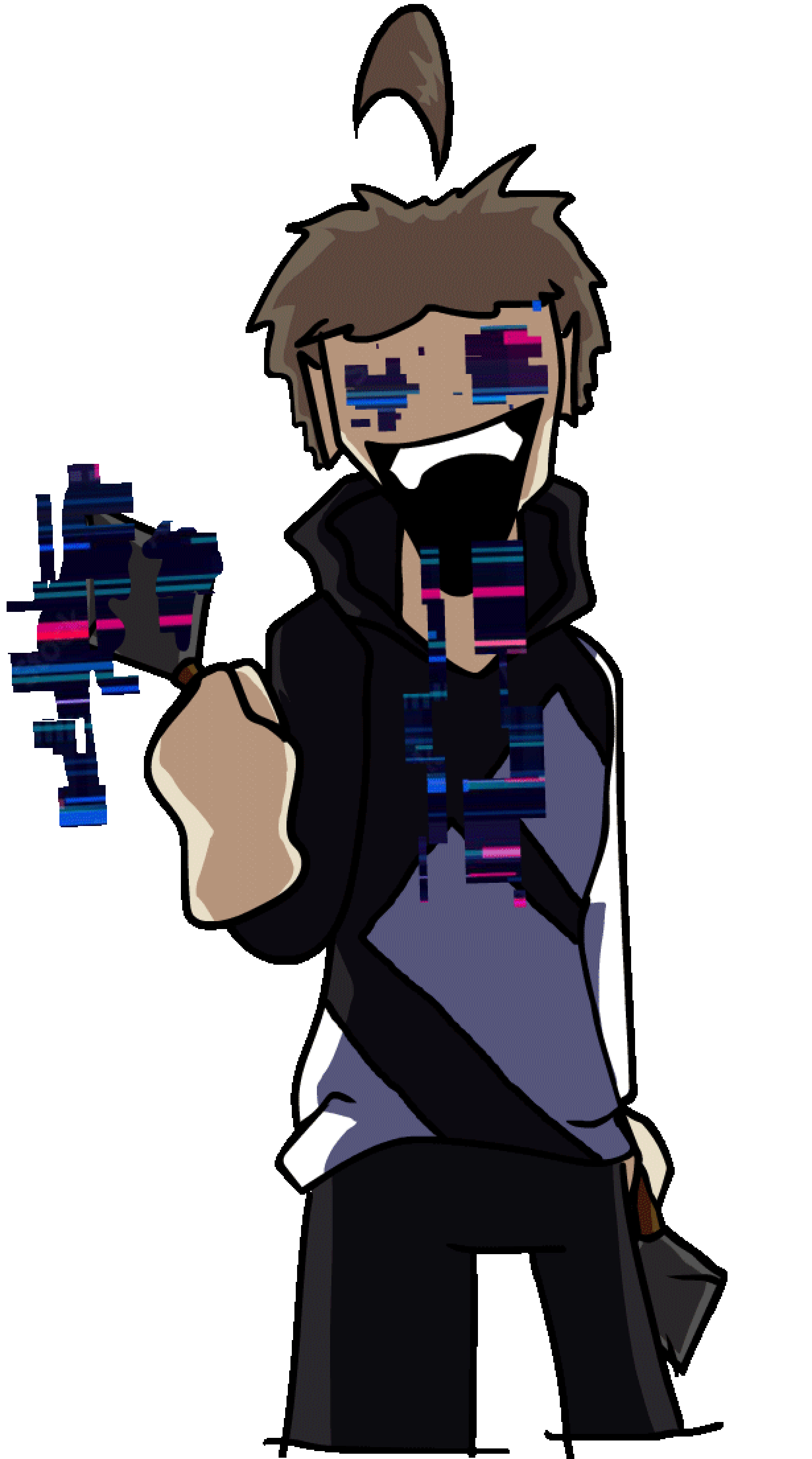 Animation for a visualizer of a fnf cover I made. Made on Adobe Animate