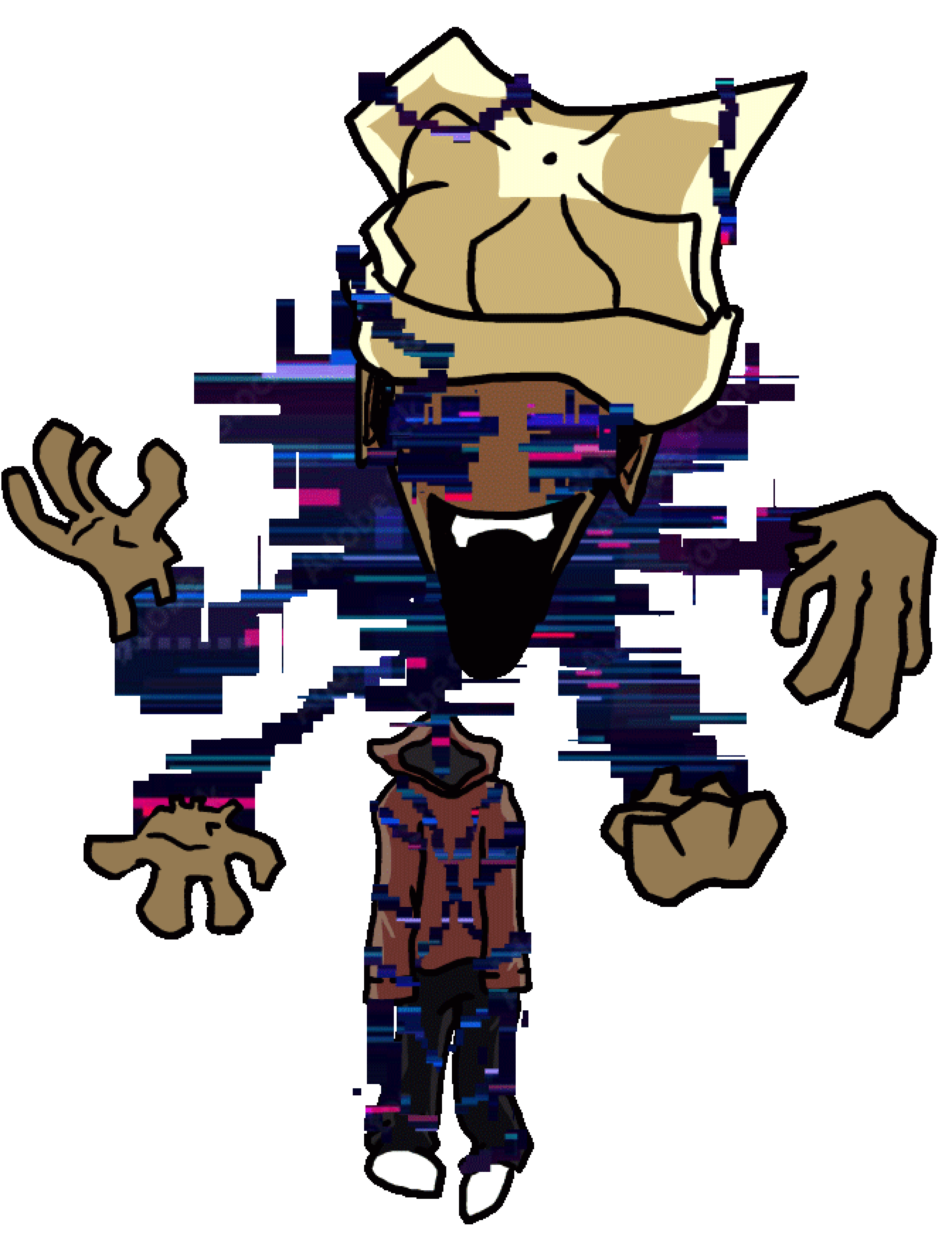 Animation for a visualizer of a fnf cover I made. Made on Adobe Animate