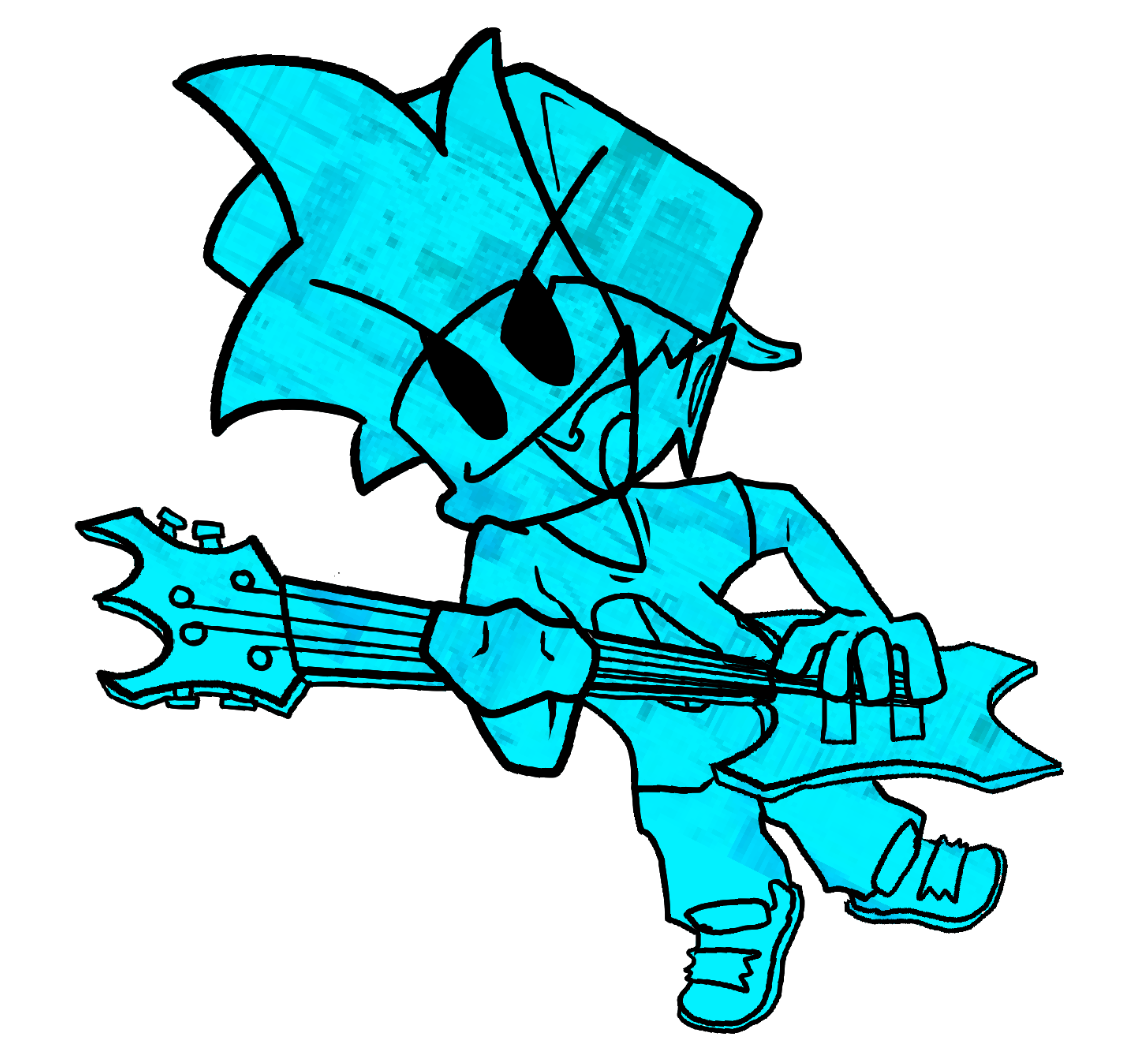 Render of BF, Discharge. Made on Clip Studio Paint