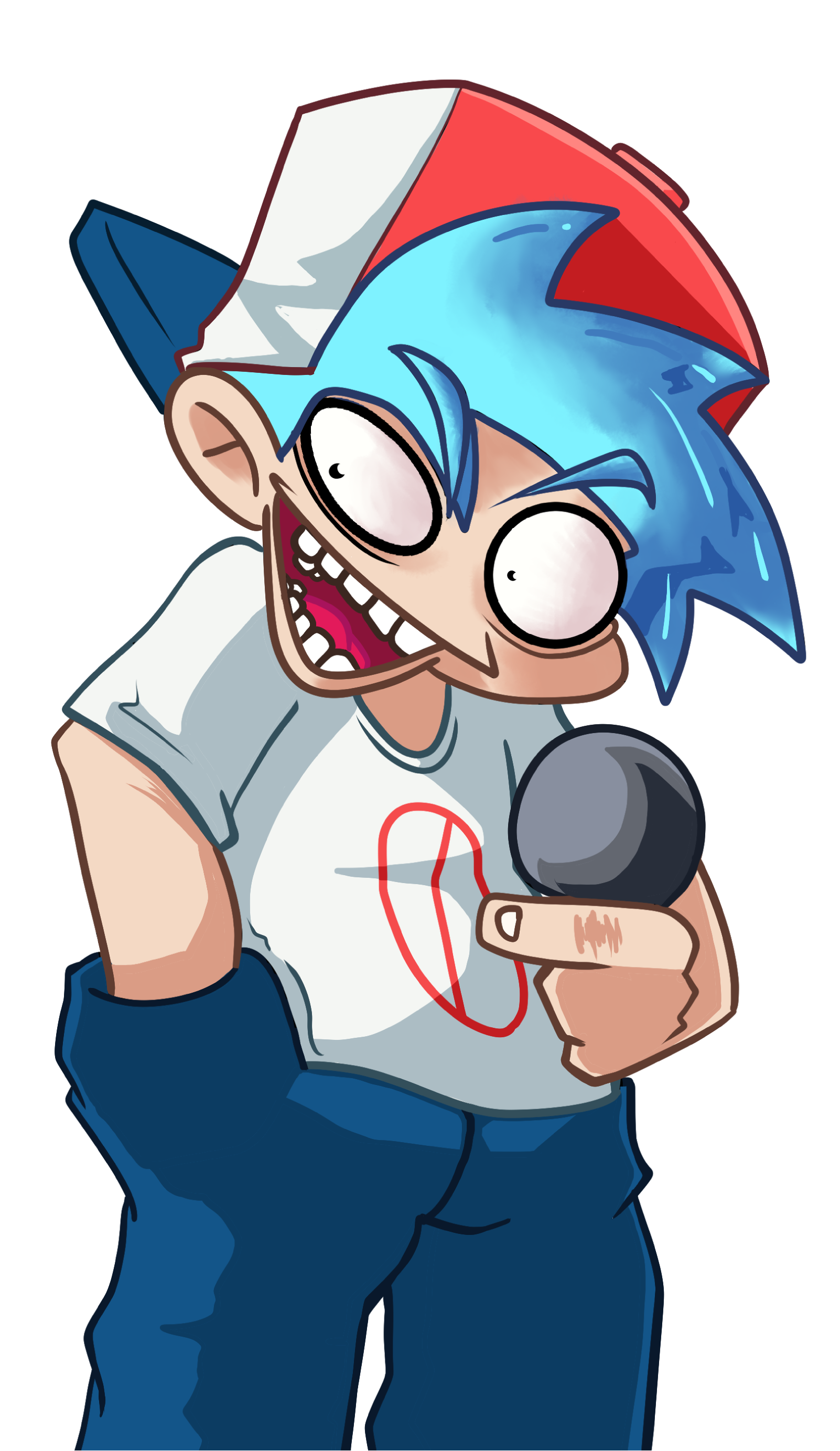 Render of a PVZ2 take of BF based off the work of Instartist, PVZ MIX. Made on Clip Studio Paint