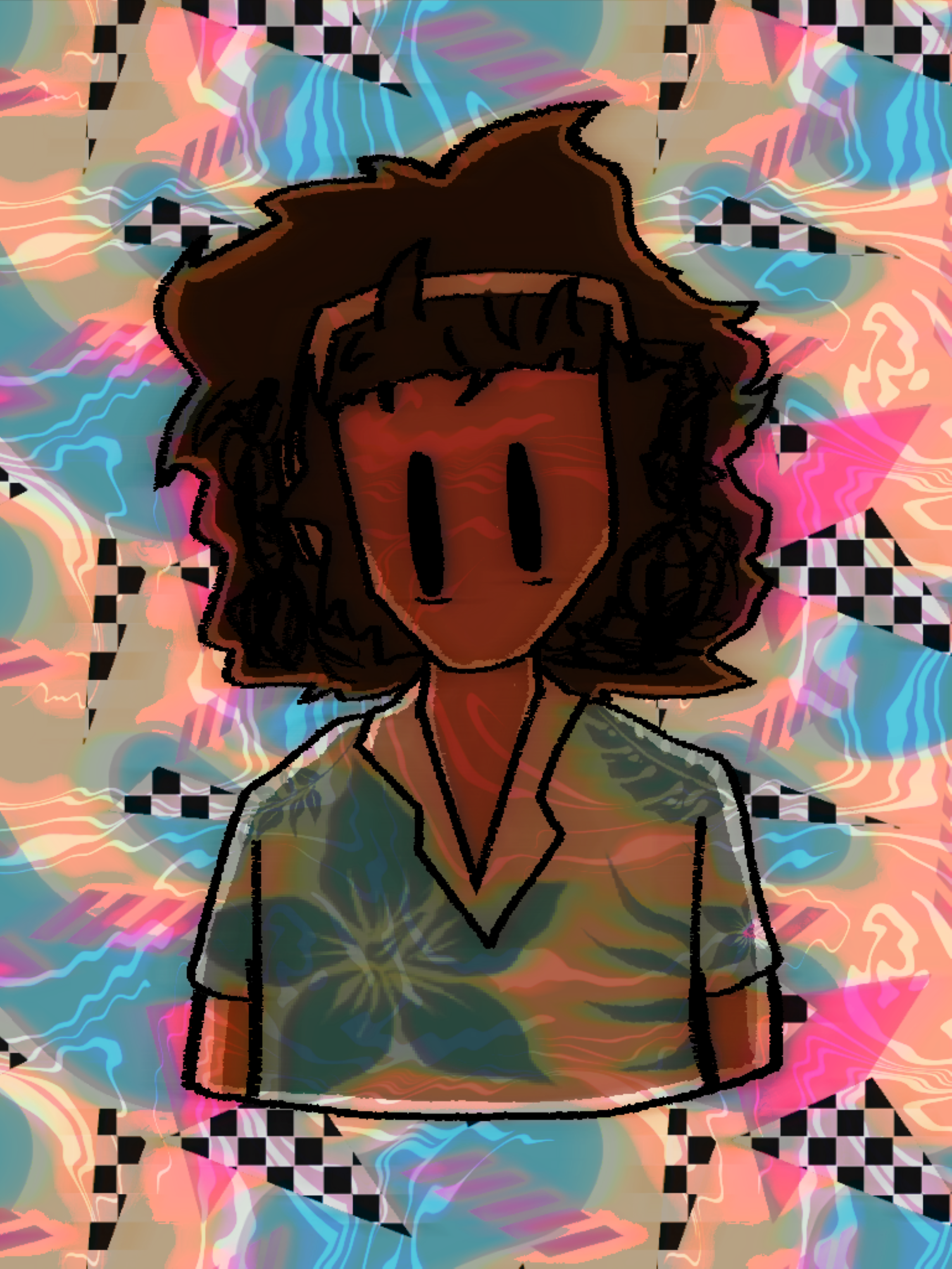 Old profile picture of mine. Made on Clip Studio Paint